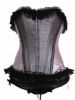 Shimmer Pink Taffeta Moulin Rouge Corset